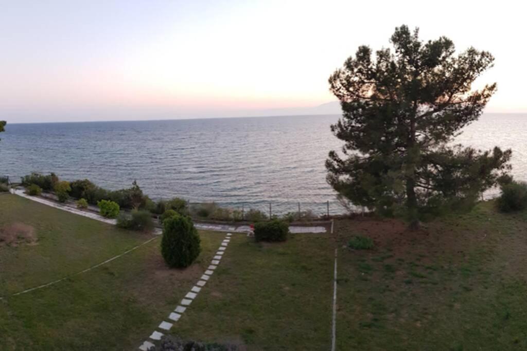 Апартаменты Sunshine House Offering Spectacular Views To Olymp A Неа-Ираклия Экстерьер фото