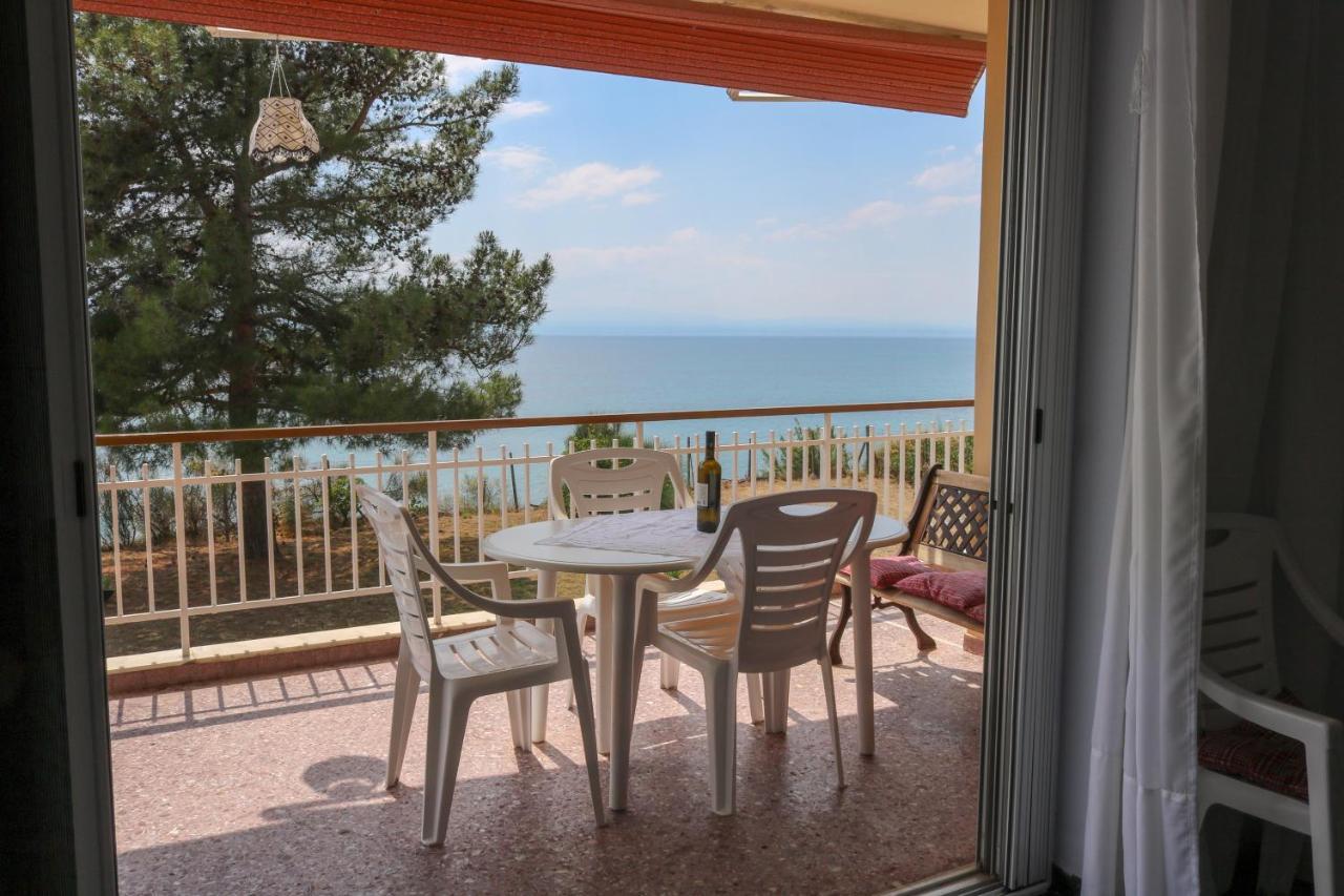 Апартаменты Sunshine House Offering Spectacular Views To Olymp A Неа-Ираклия Экстерьер фото