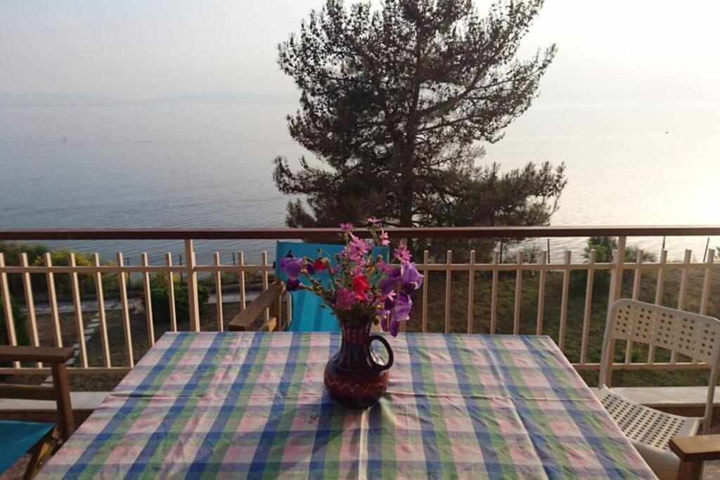 Апартаменты Sunshine House Offering Spectacular Views To Olymp A Неа-Ираклия Экстерьер фото